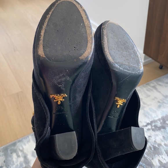 Prada Suede Booties - Picture 3 of 4